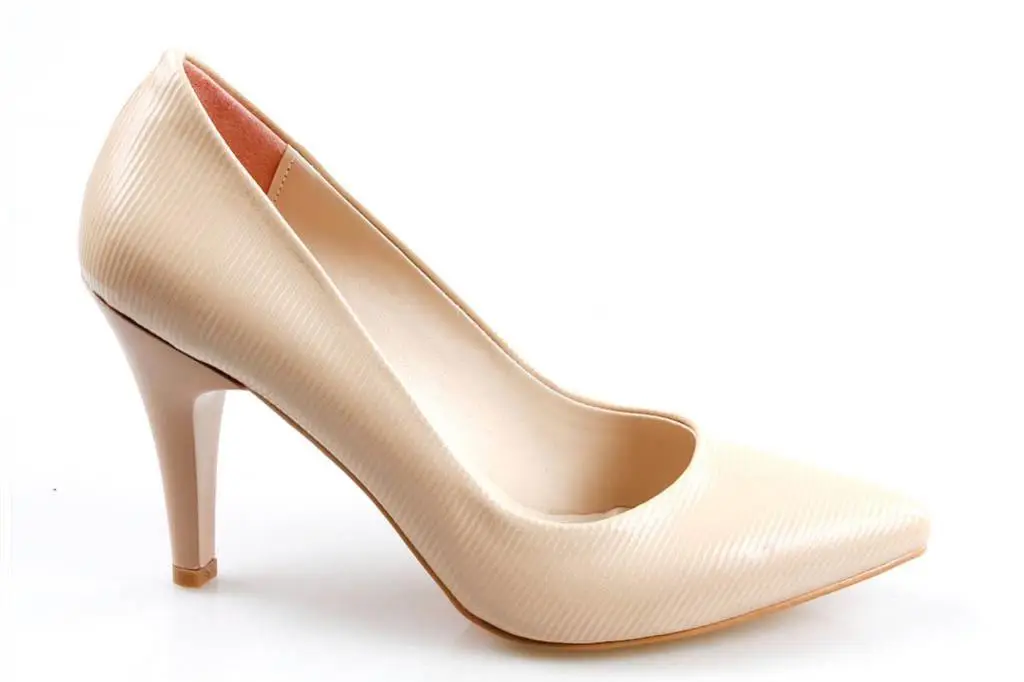 OC CV300 9 CM Topuk Bej Bayan Stiletto Ayakkabı OC CV300 9 CM Topuk Bej Bayan Stiletto Ayakkabı