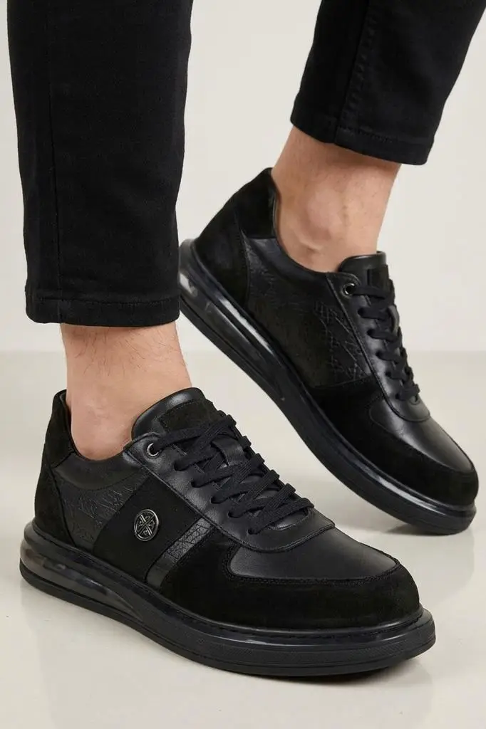 Pisagor Ps-1743 Erkek Hakiki Deri Casual Ayakkabı