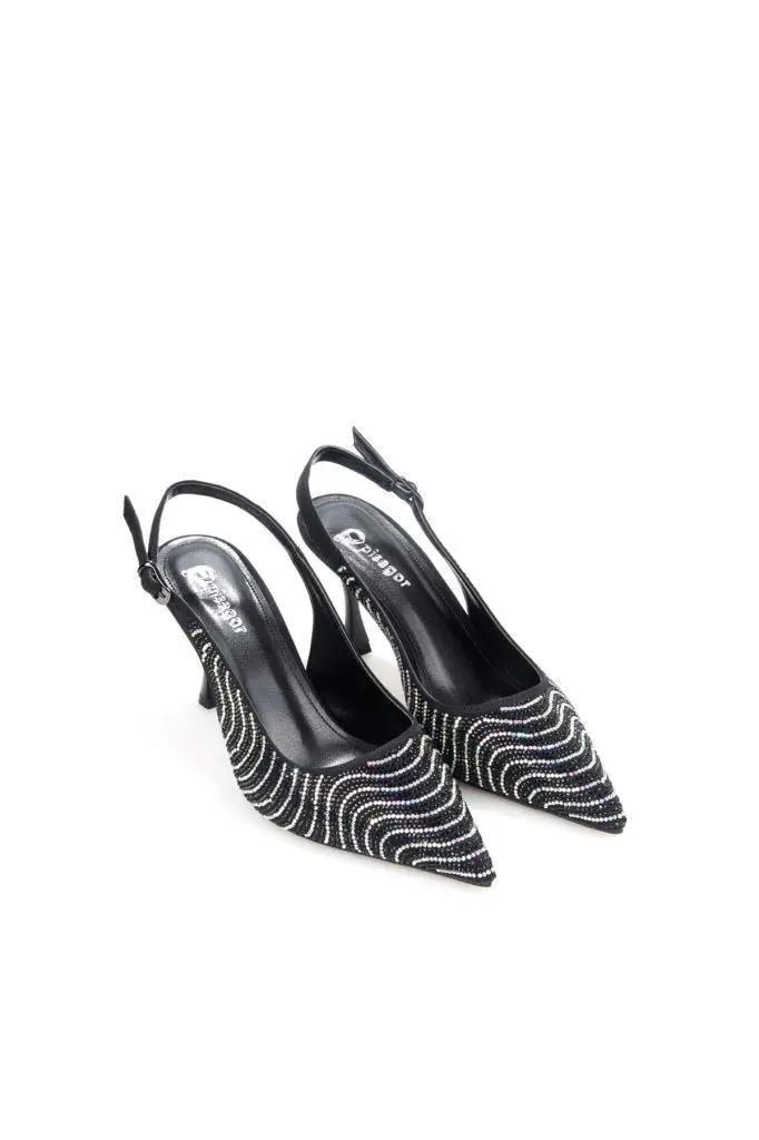 Pisagor Ps-31930 7 Cm Topuklu Kadın Taşlı Arkası Açık Stiletto Abiye Ayakkabı Pisagor Ps-31930 7 Cm Topuklu Kadın Taşlı Arkası Açık Stiletto Abiye Ayakkabı