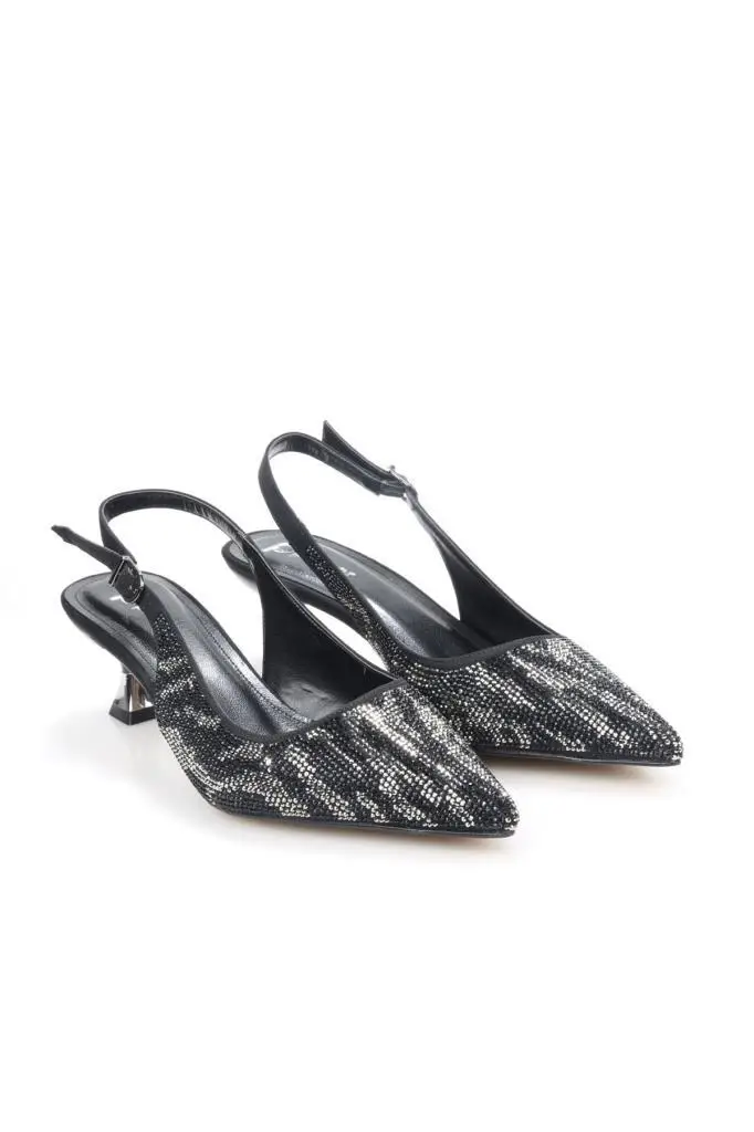Pisagor Ps-32370 Kadın 4 Cm Arkası Açık Taşlı Abiye Stiletto Ayakkabı Pisagor Ps-32370 Kadın 4 Cm Arkası Açık Taşlı Abiye Stiletto Ayakkabı