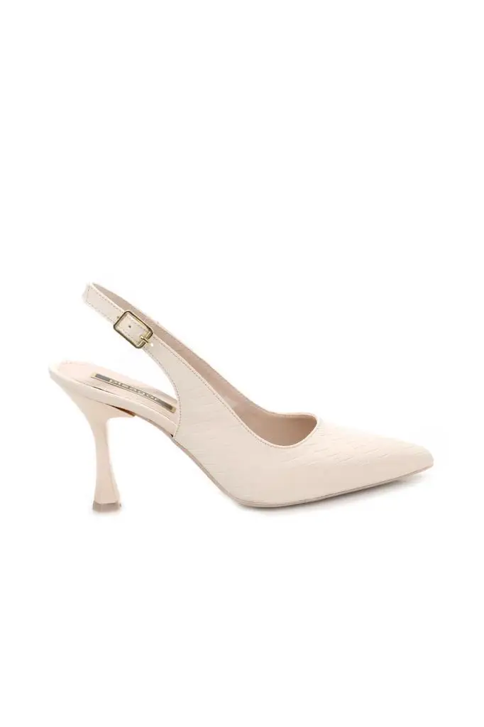 Pisagor Ps-32650 8,5 Cm Topuklu Kadın Arkası Açık Stiletto Ayakkabı Pisagor Ps-32650 8,5 Cm Topuklu Kadın Arkası Açık Stiletto Ayakkabı